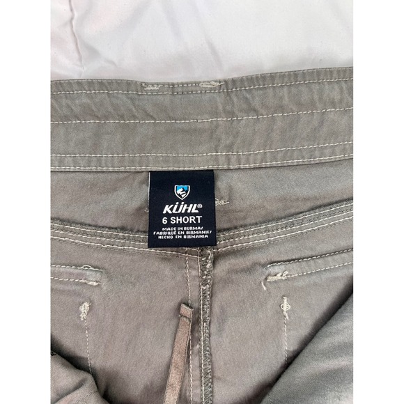 Kuhl Women's Splash Roll Up Hiking Convertible Cargo Pants/Capris‎ Green 6 Short - Picture 8 of 12
